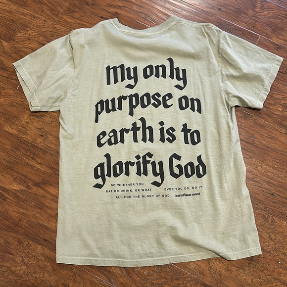 Comfort Colors Tops - for His glory tshirt